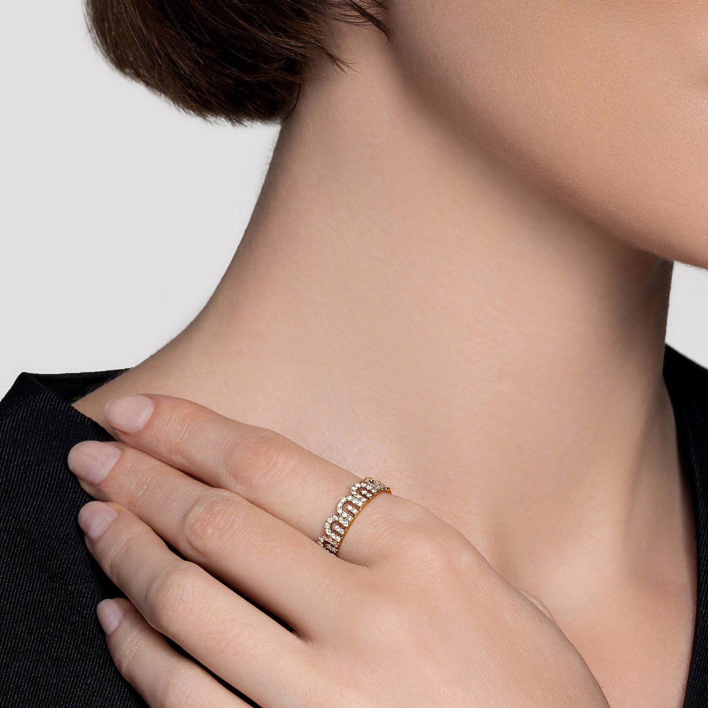 The Elevi Eternity Ring Pave