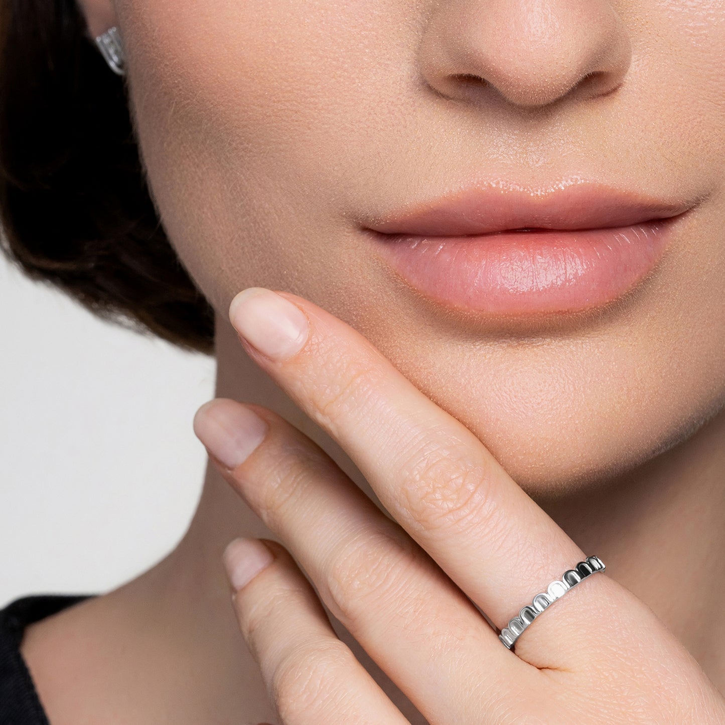 The Elevi Eternity Stack Ring